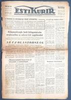 [II. Világháború] Esti Kurir. 1943. július 29. (Napilap, XXI. évfolyam, 169. szám) "A háborús é...