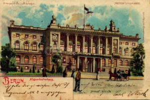 1901 Berlin, Abgeordnetenhaus / government palace. E. A. Schwerdtteger &amp; Co. No. 560. litho (fl)