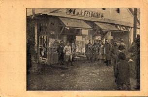 K.u.K. Feldkino und Teehalle / Első világháborús osztrák-magyar teaház és tábori mozi / WWI Austro-Hungarian military tea hall and field cinema (EK)