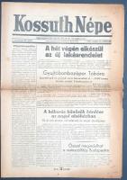 [II. Világháború] Kossuth Népe. 1945. május 31. (Napilap, I. évfolyam, 26. szám) "Gyújtóbombazá...