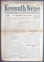[II. Világháború] Kossuth Népe. 1945. augusztus 17. (Napilap, I. évfolyam, 90. szám) "A világbé...