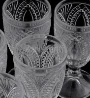 6 db kehely, fagylaltos. formába préselt, hibátlan 15 cn