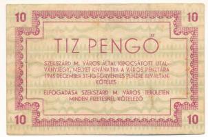 Szekszárd 1945. Szekszárd M. város 10P T:F Adamo SZS-2.3