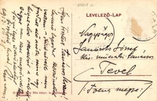 1913 Komárom, Komárnó; Megyeház. Laky Béla kiadása / county hall (Rb)