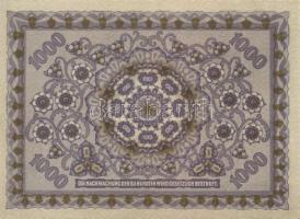 Ausztria / Osztrák-Magyar Bank 1922. 1000K (2x) egymás utáni sorszámokkal T:I