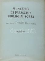 Dr. Gáspár János: Munkások és parasztok biológiai sorsa. (Vizsgálatok egy gyártelepen és környékén.) Különlenyomat a Kárpátmedence 1943. májusi és júliusi számából. Bp., 1943, szerzői kiadás (Athenaeum-ny.), 30+(2) p. Fekete-fehér fotókkal illusztrálva. Kiadói tűzött papírkötés, az előzéklapon bejegyzéssel.