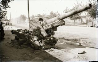 cca 1941 10 db II. világháborús mozgalmas katonai fotó negatív. 9x6 cmn