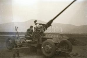 cca 1941 10 db II. világháborús mozgalmas katonai fotó negatív. 9x6 cmn