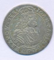 Lengyel Királyság / Krakkó 1668TLB 18Gr Ag "II. János Kázmér" (5,79g) T:F Poland / Krakow 1668TLB 18 Groszy Ag "Johann Casimir II" (5,79g) C:F Krause KM#A94