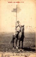 1905 Les Kosaks No. 28. / Orosz kozák katona lovon / Russian Cossack soldier on horse (EB)