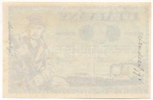 Budapest ~1919 2K "M.T.K. Óbudai Hajógyár" utalvány T:XF
Adamo BUC-172.2