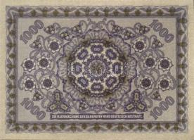 Ausztria / Osztrák-Magyar Bank 1922. 1000K (4x) egymás utáni sorszámokkal T:I-