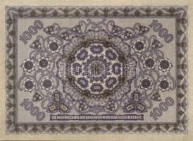 Ausztria / Osztrák-Magyar Bank 1922. 1000K (4x) egymás utáni sorszámokkal T:I-