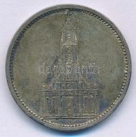 Német Harmadik Birodalom 1935A 5M Ag "Garnisonkirche" T:XF,VF patina German Third Reich 1935A 5 Reichsmark Ag "Garnisonkirche" C:XF,VF patina Krause KM#83