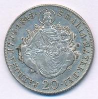 1845B 20kr Ag "V. Ferdinánd" T:AU patina
Hungary 1845B 20 Kreuzer Ag "Ferdinand V&qu...