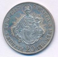 1847B 20kr Ag "V. Ferdinánd" T:AU 
Hungary 1847B 20 Kreuzer Ag "Ferdinand V" C:...