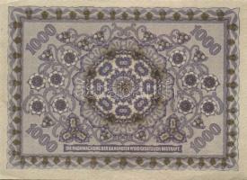 Ausztria / Osztrák-Magyar Bank 1922. 1000K (2x) kis ugrású sorszámokkal T:I-