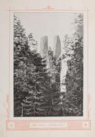 cca 1900 Album von Adersbach, képes füzet fotónyomatokkal, May Leipelt, Wandbrunn kiadása. Kiadói sz...