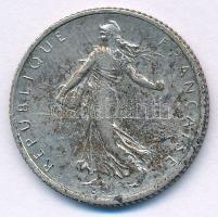 Franciaország 1919. 1Fr Ag T:AU patina France 1919. 1 Franc Ag C:AU patina Krause KM#844.1