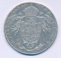 1786A 1/2 Tallér Ag "II. József" (13,87g) T:VF / Hungary 1786A 1/2 Thaler Ag "Joseph ...