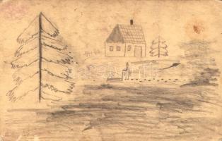 Francia erotikus meztelen hölgy / French erotic nude lady. A.N. Paris 290. J. Mandel (non PC) (EK)