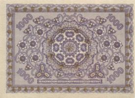 Ausztria / Osztrák-Magyar Bank 1922. 1000K (4x) kis ugrású sorszámokkal T:I