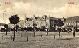 1908 Szatmárnémeti, Satu Mare; Deák tér. Cseplák Bálintné kiadása / square