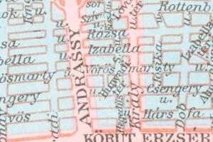 Budapest székesfővárosi építési övezeti térképe, 1:30.000, Bp., Magyar Földrajzi Intézet Rt., hajtot...