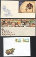 2001-2002 Bélyegzés nélküli kis FDC gyűjtemény, névérték: 8.863Ft