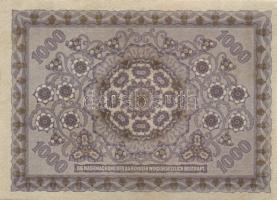Ausztria / Osztrák-Magyar Bank 1922. 1000K (2x) kis ugrású sorszámokkal T:I