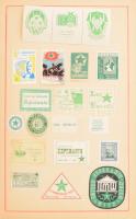 Eszperantó levélzáró gyűjtemény több mint 220 darab nagyon sok régi magyarral / Esperanto poster stamp collection