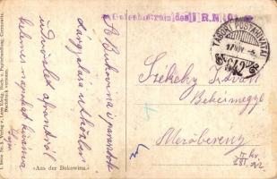 1917 Rumänisches Bauern. Aus der Bukowina / Bukovinai Román parasztok / Romanian folklore. Verlag v....