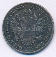 1833B 20kr Ag "I. Ferenc" T:VF,F patina, karc
Hungary 1833B 20 Kreuzer Ag "Franz I&q...