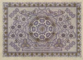 Ausztria / Osztrák-Magyar Bank 1922. 1000K (2x) kis ugrású sorszámokkal T:I