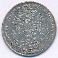 Csehország / történelmi tartomány 1777Evs-IK 20kr Ag "Mária Terézia" Prága T:F patina
Boh...