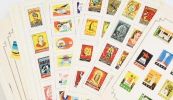 Kb 700 darabos gyufacímke gyűjtemény, magyar és külföldi