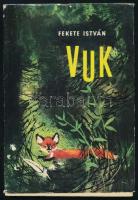 Fekete István: Vuk. Csergezán Pál rajzaival. Bp., 1967, Móra. Második kiadás. Kiadói egészvászon-kötés, jó állapotban, minimálisan sérült kiadói papír védőborítóban.