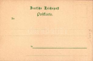 1896 Berlin, Berliner Gewerbe-Ausstellung., Spandauer Thurm u. Thor. Krüger & Co. / Greetings fr...