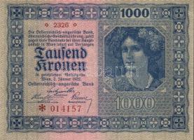 Ausztria / Osztrák-Magyar Bank 1922. 1000K T:I-