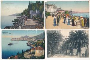 21 db RÉGI külföldi város képeslap vegyes minőségben / 21 pre-1945 European town-view postcards in mixed quality