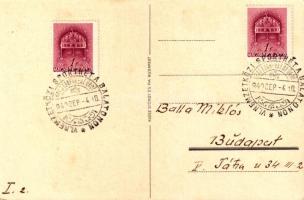 Kedves egészségére! Magyar bor reklámlap, folklór. Klösz György és Fia / Hungarian wine advertisemen...