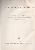 Speer, Albert (szerk.): 
Az új német építőművészet. Neue Deutsche Baukunst. (Korrektúranélküli kefe...
