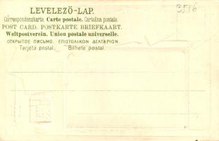 1917 A Magyar kir. Posta bélyegei és magyar címer. Dombornyomott / Set of Hungarian stamps, coat of ...