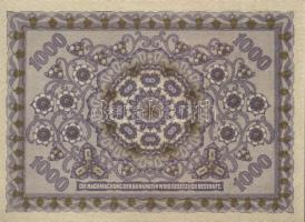 Ausztria / Osztrák-Magyar Bank 1922. 1000K T:I