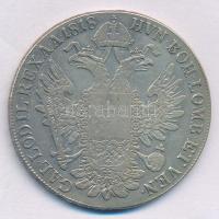 Ausztria 1818A Tallér Ag "I. Ferenc" (27,92g) T:VF ph., ütésnyom / Austria 1815A 1/2 Thale...