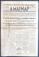 [II. Világháború] A Mai Nap. 1943. február 25. (Napilap, XX. évfolyam, 45. szám) "Kállay Miklós...