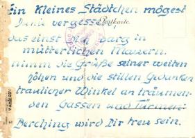 1926 Jahrtausendfeier Stadt Berching, Volksfest und Heimattag Historischem Festspiel Festzug s: Ambo...