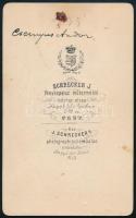 cca 1870 keőkeszi Csernyus Andor (1831-1906) Baranya főispánja és Pécs királyi biztosa (1864-1867), ...