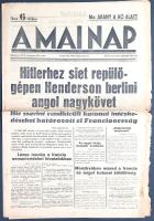 [II. Világháború] A Mai Nap. 1939. augusztus 24. (Napilap, XVI. évfolyam, 192. szám) "Hitlerhez...
