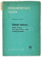 Markovits Györgyi: Üldözött költészet. Kitiltott, elkobzott, perbe fogott kötetek, versek a Horthy-korszakban. Irodalomtörténeti Füzetek 45. sz. Bp., 1964, Akadémiai Kiadó. Kiadói papírkötés, a gerincen sérült borítóval, intézményi bélyegzőkkel, volt könyvtári példány. Megjelent 800 példányban.